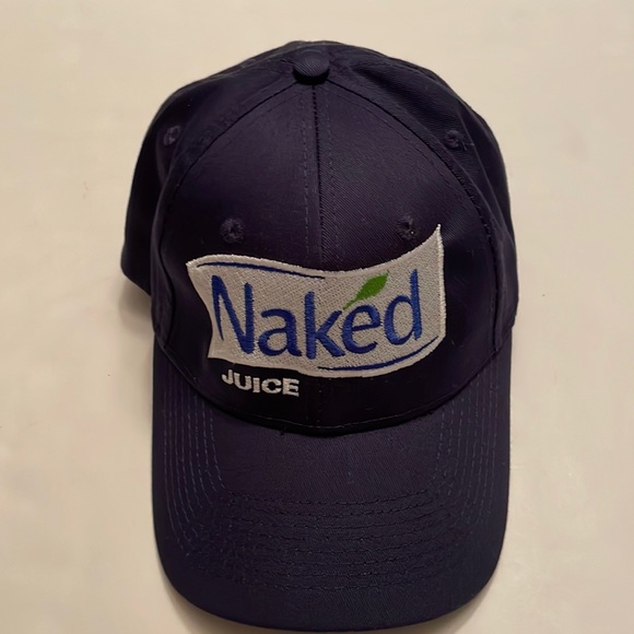 Port & Company Naked juice navy cap. Front embroidered logo, back strap - Picture 5 of 16